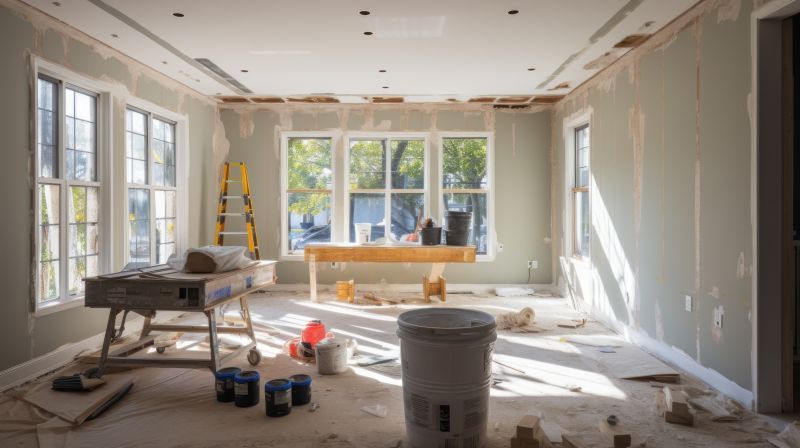 Garage Drywall Replacement in Wilmington, NC